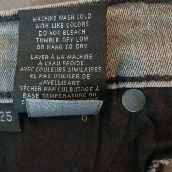 Hudson Jeans Gray Denim Super Skinny Stretch Mid Rise Natalie Size 25 - Picture 8 of 9